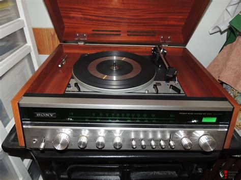 Vintage And Extremely Rare Sony Hp610a Turntable Receiver Speakers