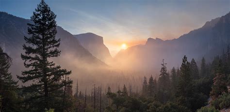 Tunnel View Sunrise Yosemite National Park Oc 4086×