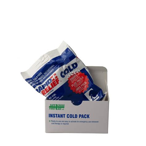 Instant Cold Pack In A Boxed Bag 4 X 6 In For First Aid