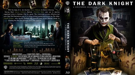 Dark Knight Custom Blu Ray Cover Movie Blu Ray Custom Covers Dark