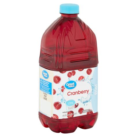 Great Value Diet Cranberry Juice Beverage 64 Fl Oz