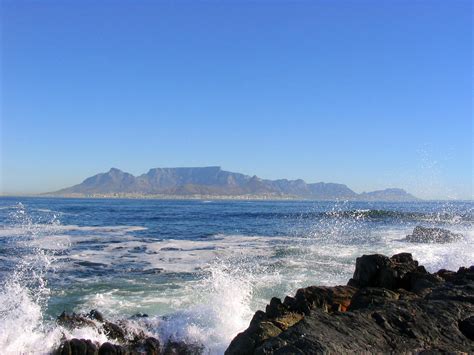View Towards Cape Town From Robben Island In South Africa Image Free