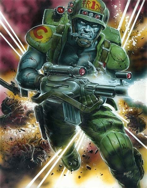 Rogue Trooper 2000ad Preview Poster Rogue Trooper Friday 2000 Ad