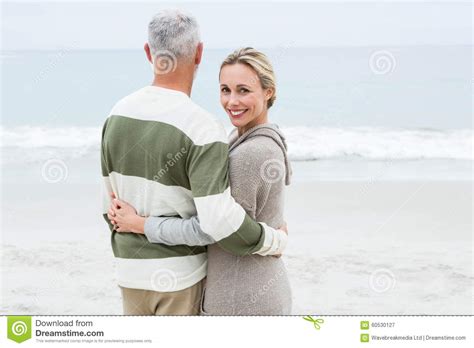 Woman Hugging Her Partner Stock Image Image Of Jumper