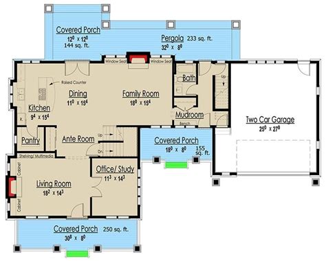 Two Story 4 Bedroom Storybook Bungalow With Bonus Floor Plan Bungalow