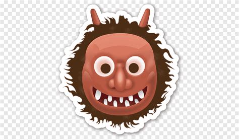 Free Download Emoji Ogre Oni Goblin Sticker Emoji Apple Color Emoji