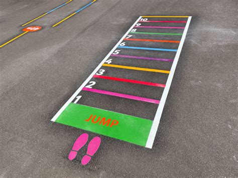 Playground Markings In Cornwall Thermoplastic Markings