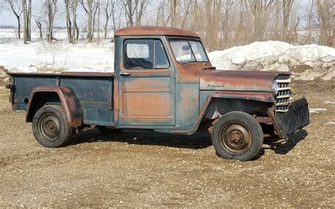 Solid Pickup Project 1953 Willys Pickup 4×4 Barn Finds