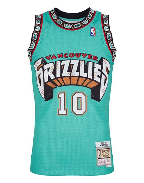 Mitchell And Ness Mike Bibby Vancouver Grizzlies Basketball Jersey
