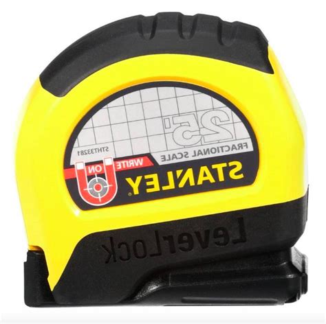 It can be mistaken for a marker of health…it's widely recognized and easy to figure out. Stanley 25 ft Tape Measure Decimal Scale Magnetic