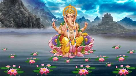 Ganesha Water Animated Background Video Downloads Youtube