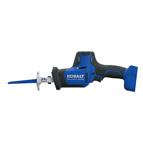 Kobalt Compact One Handed 24 Volt Max Variable Speed Brushless Cordless Reciprocating Saw Bare