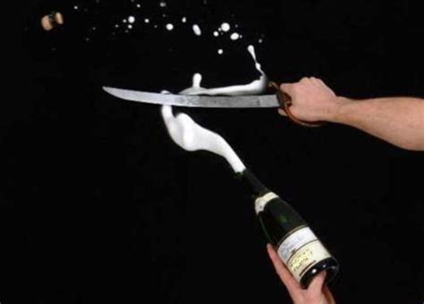 How do i open a bottle of champagne or. Opening Champagne bottle with Sword | Open champagne ...