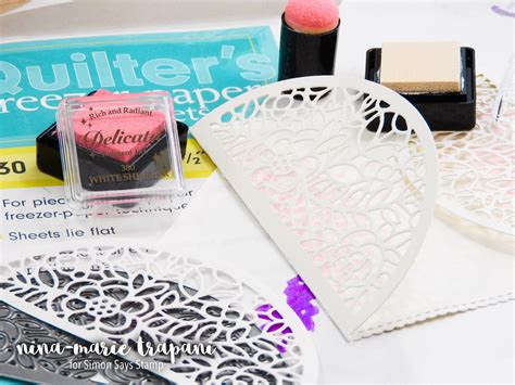 Studio Monday With Nina Marie 5 Ways To Use Freezer Paper Simon Says