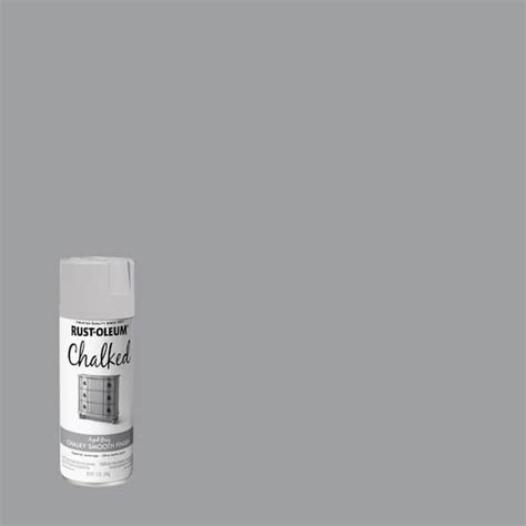 Rust Oleum 12 Oz Chalked Aged Gray Ultra Matte Spray Paint 6 Pack