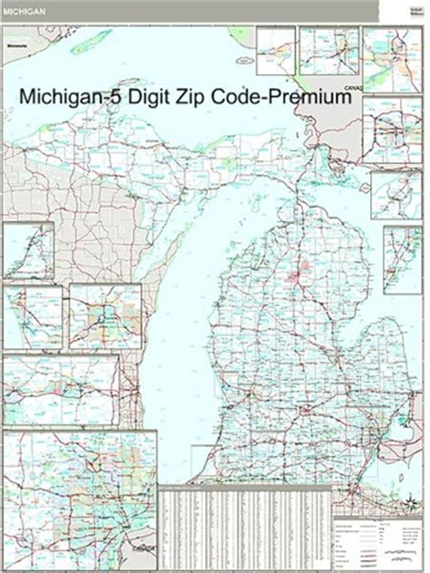 Southeast Michigan Zip Code Map United States Map
