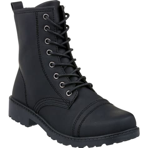 Achieve A Grungey Look With The Military Boots From Brilliant Basics