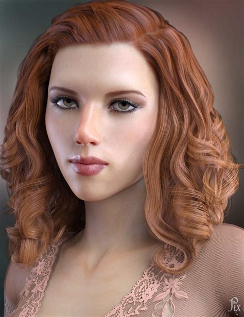 Scarlett Johansson Psionne For Genesis 8 Female Top Celebrity 3d Models Search Our Database