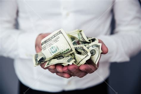 Business man hands holding money Royalty-Free Stock Image ...