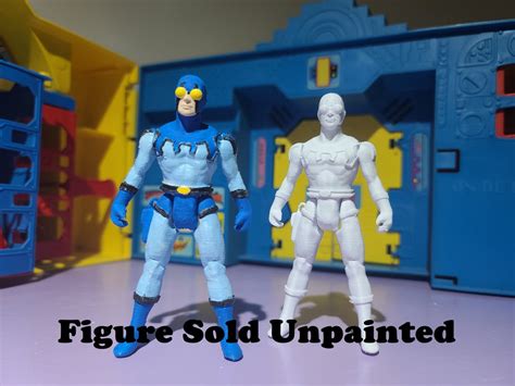 Blue Beetle Unpainted Custom 3D Printed Super Powers Style Action