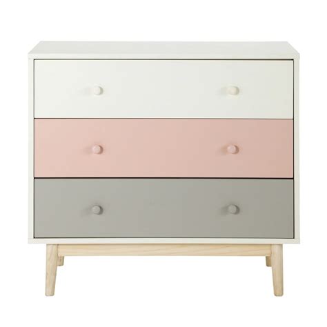 22 x 10 x 23 cm (b x h x t). Vintage Kommode 3 Schubladen, weiß/rosa/grau Blush ...