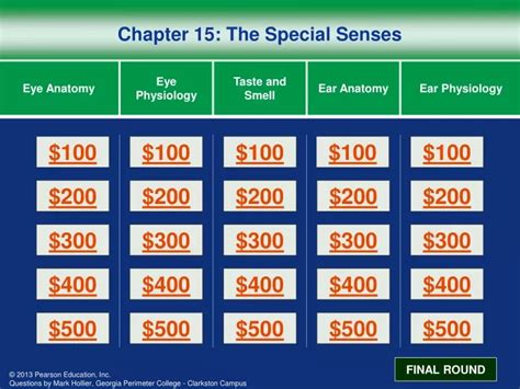 Ppt Chapter 15 The Special Senses Powerpoint Presentation Free