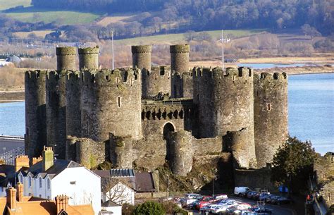Conwy Castle Wales Illustration World History Encyclopedia