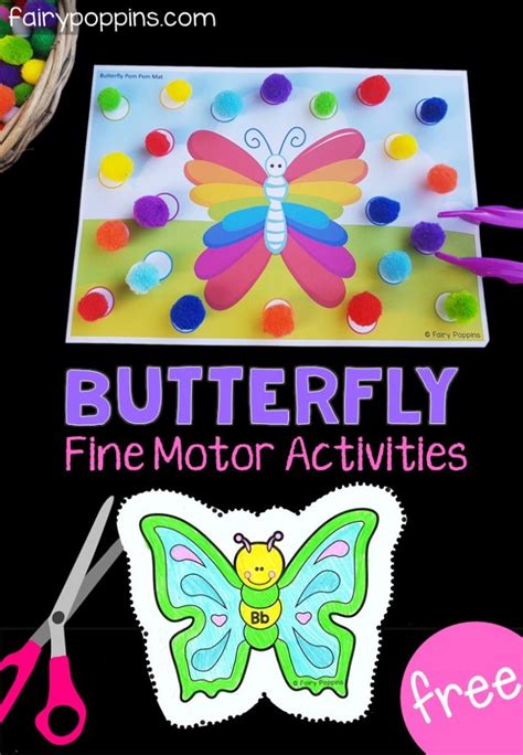 Butterfly Fine Motor Activities Fairy Poppins