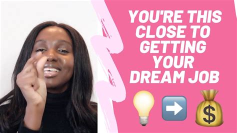 How To Get Your Dream Job 6 Steps To Landing Your Dream Job Youtube