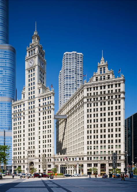 A Symbol Of Chicago The Wrigley Building And Its Distinctive Towers Are