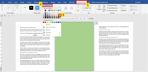 Cara Mengubah Warna Kertas Di Microsoft Word Blogger Toraja