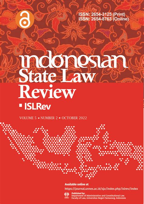 indonesian state law review islrev