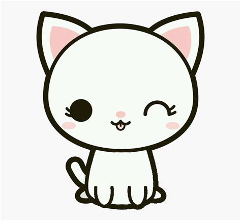 Recipe Of Kawaii Cute Cat Drawings Easy Gettycareinterest