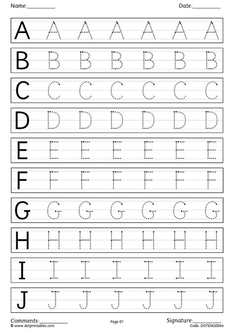 Dotted Abc Worksheets Pdf With Answers Fleur Sheets