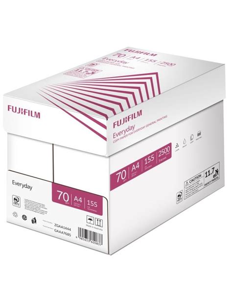 Fujifilm Photocopy Paper Everyday A4 70 Gsm 500s Kl And Pj 100 Reams