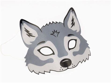 Kostenlose ausmalbilder wolf zum ausdrucken für kinder. Wolf-Maske zum Ausdrucken | Wolf maske, Masken zum ...