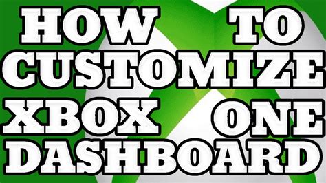 Xbox One How To Set Custom Dashboard Background Youtube