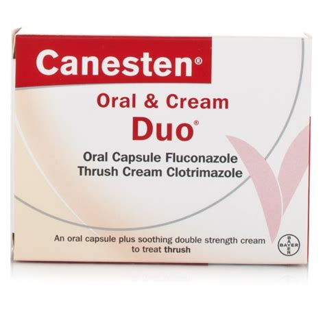 Canesten Oral Capsule And Cream Duo For Thrush Treatment Chemist Direct