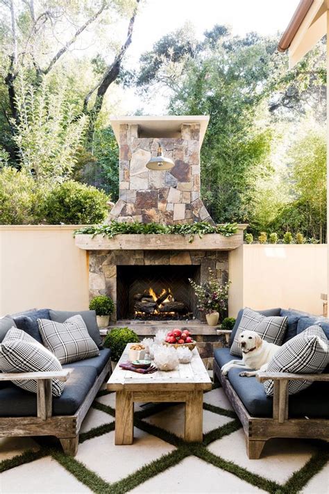 25 Outdoor Fireplaces We Want To Hang Around All Summer Long Outdoor