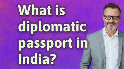 What Is Diplomatic Passport In India Youtube