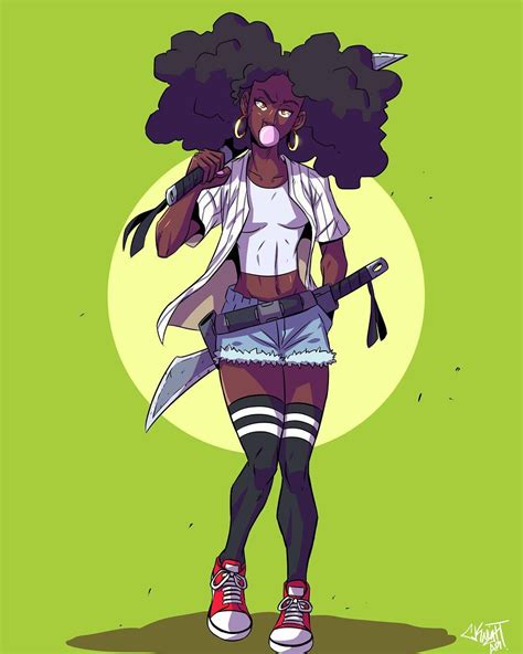 Anime Black Girl Hairstyles
