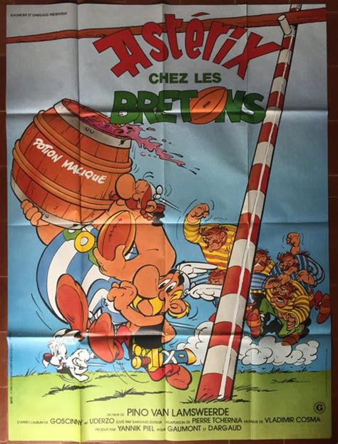 Asterix Chez Les Bretons Affiche De Cinéma Originale Catawiki