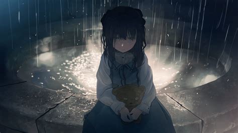 Alone Wallpaper Anime Sad Hd Anime Girl Alone Crying 4k Wallpaper