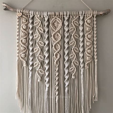 Large Macrame Wall Hanging Bohemian Woven Wall Decor Etsy Uk Macrame Wall Hanging Diy