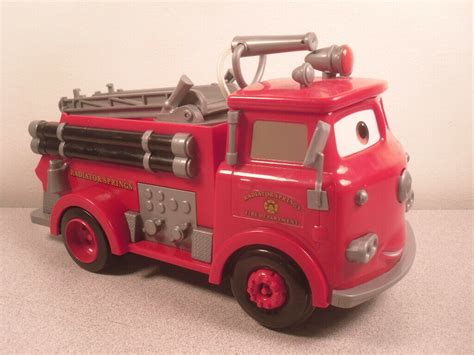 Red Fire Engine Disney Pixar Cars Firetruck Toy With Sounds 8 Tv