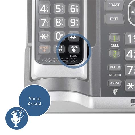 Buy Panasonic Link2cell Bluetooth Cordless Phone System With Hd Audio