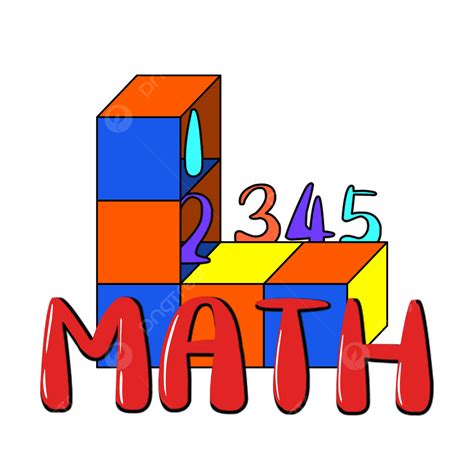 Imágenes Prediseñadas De Matemáticas Estilo De Dibujos Animados Png