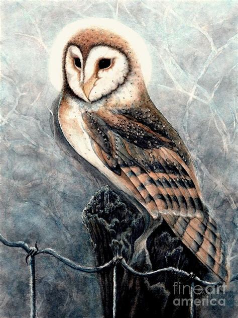 Night Owl Painting By Janine Riley Fine Art America