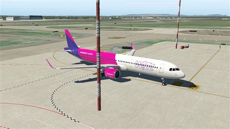 X Plane 11 Wizz Air Airbus A321 Neo Landing In Budapest Lhbp Youtube