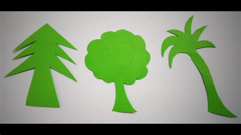 How To Make Paper Trees Youtube